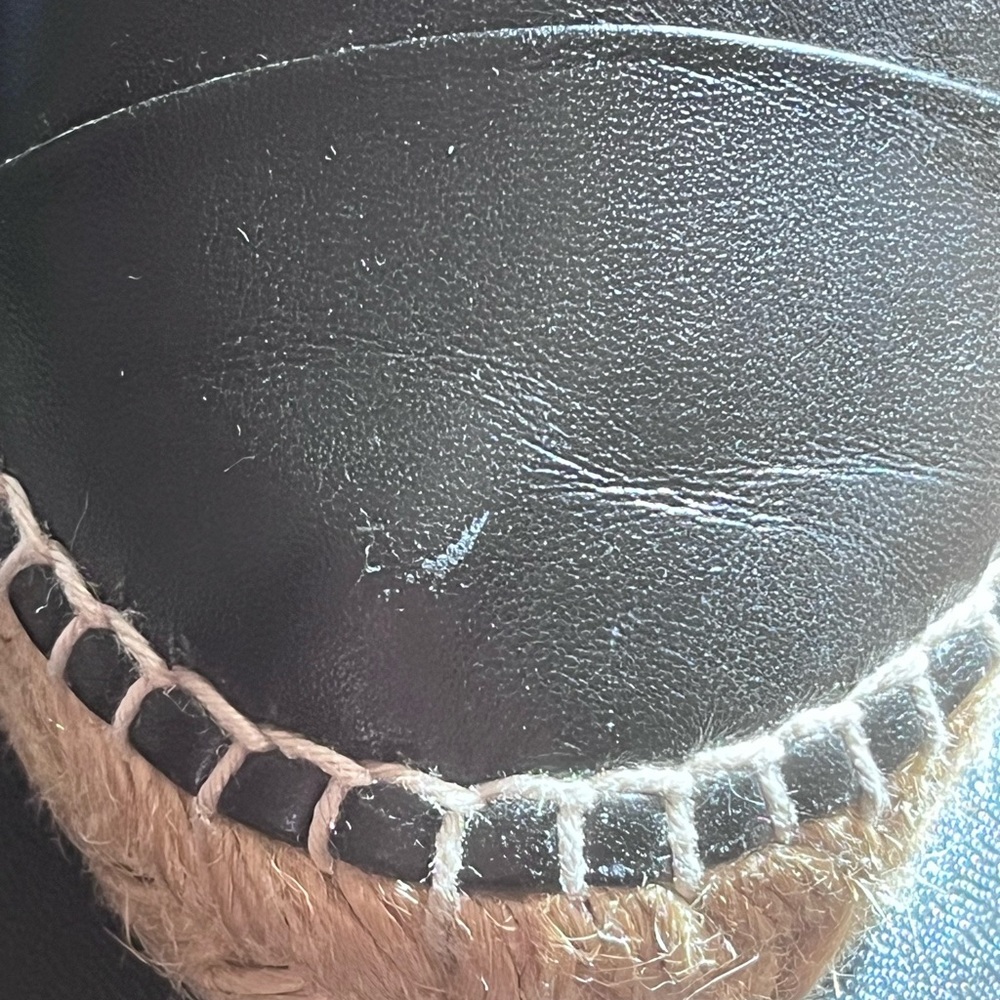 Chanel Lambskin Espadrilles 38 Black - Picture 9 of 13